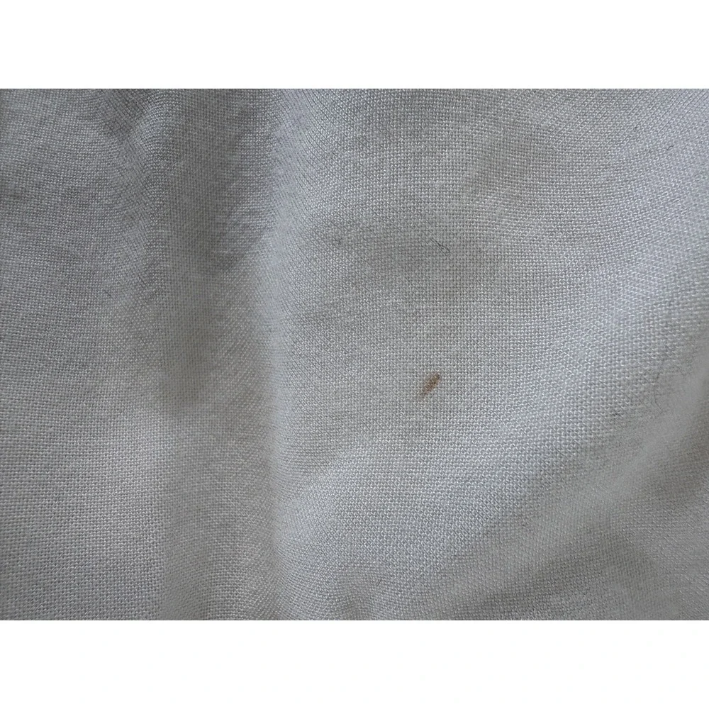 Vintage Embroidered Button Down Up L Women's White Shirt Solutions Original
